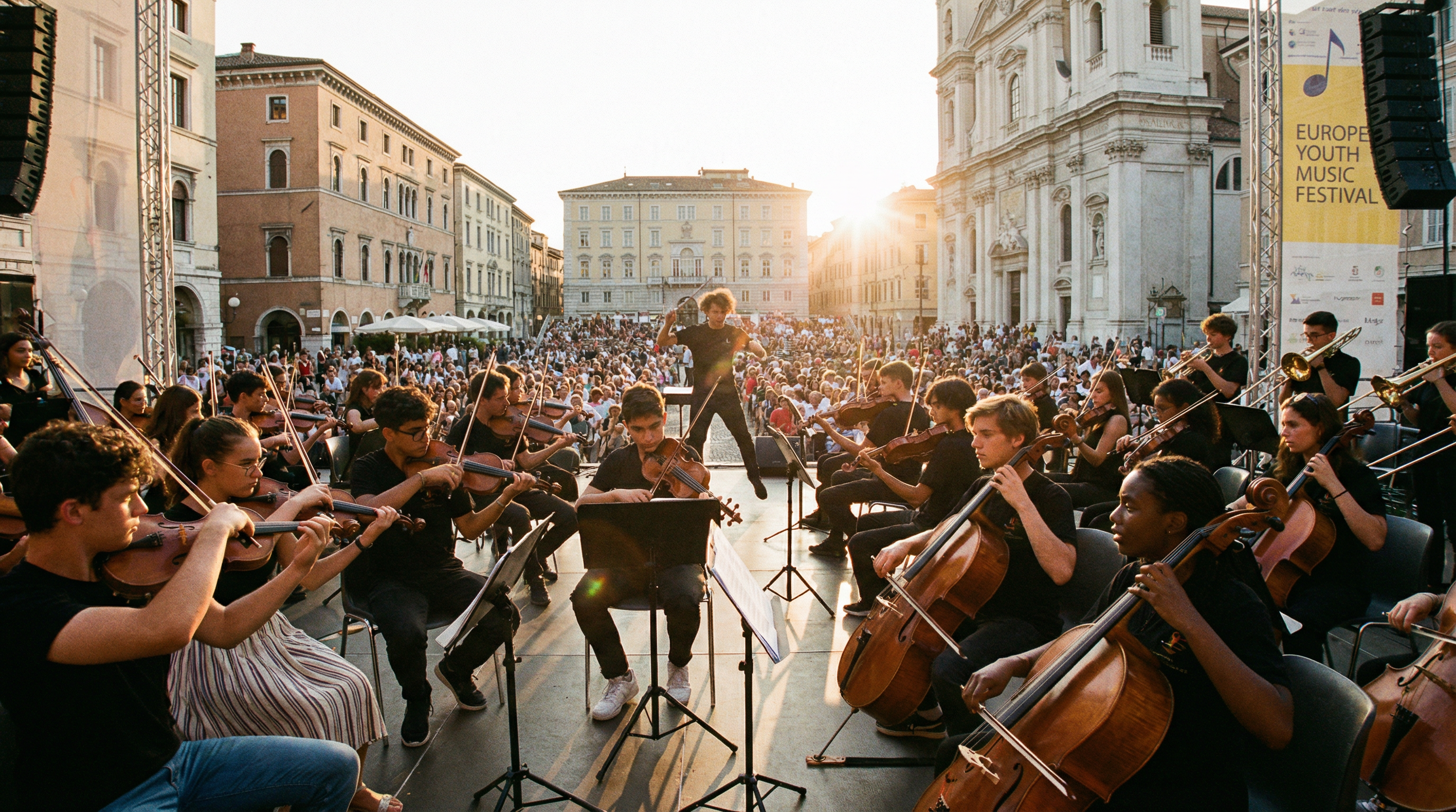 Jugendorchester auf Konzertreise in Europa